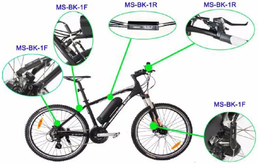 Top brake and cut off power signal sensor 1F/1R for electric bicycle scooter intelligent bike electric MTB for linear type of brake 10