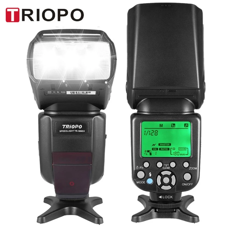 

TRIOPO TR-586EX N Wireless Flash Model TTL Master Slave Speed Speedlite For Nikon D750 D800 D600 D700 D610 D7100 D7000 For Canon
