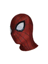 Halloween Spiderman mask Cosplay Costume 3D print Lycra Spandex Mask Red / Red Adult sizes Party supplies
