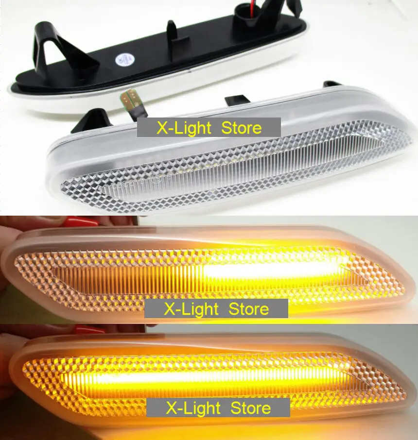 

1Pair Led Dynamic Side Marker Turn Signal Light lamp For 2011-2019 Mini Cooper R60 R61 Countryman