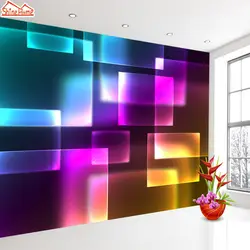 ShineHome-Абстрактные неоновые огни обои для комнат 3d фото обои для стен 3 d гостиная обои стены рулоны для стен