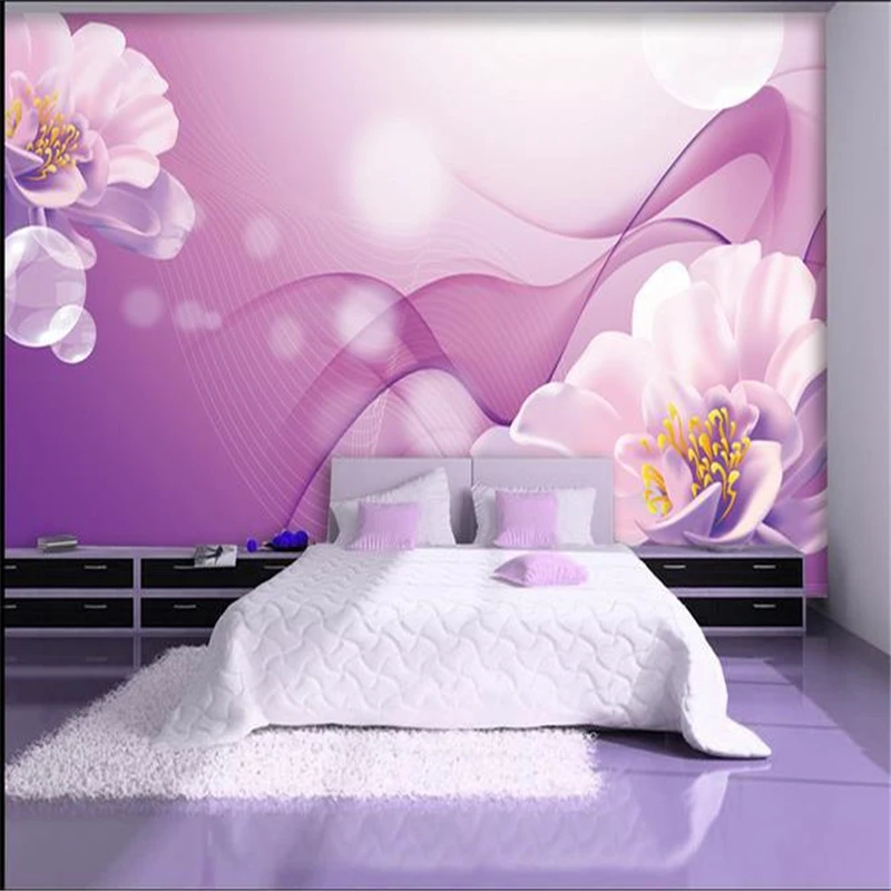 Online krijg goedkoop paars behang slaapkamer aliexpress.com ...