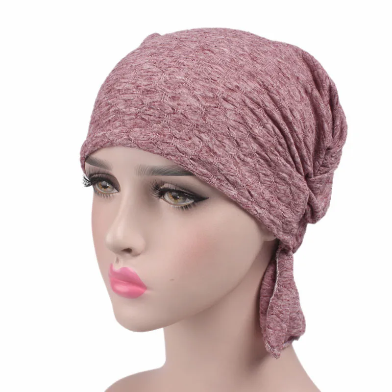 Breathable Women's Bubble Cotton Chemo Cap Turban Beanies for Women