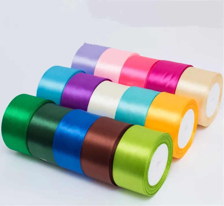 

Top Quality 2" (50mm) single face Satin Ribbon 5yds for webbing decoration