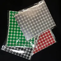 6mm 8mm 10mm 13mm 19mm 25mm 50mm 100mm koło okrągły kolor kodowane etykieta samoprzylepna Dot naklejka 5