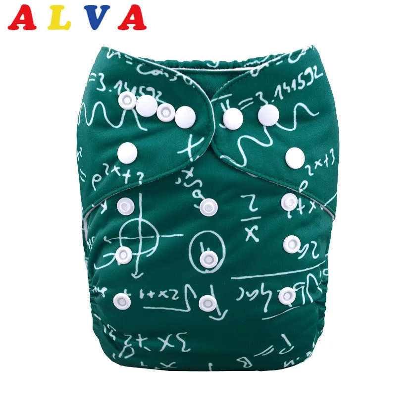 

ALVA Baby Reusable Baby Cloth Diapers with Microfiber Insert in China H052