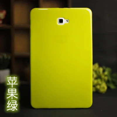 

FOR samsung t580 SM-T580N T585C Tab A 10.1 soft cover case Note 10.1 inch solid Color silicon TPU anti-knock case