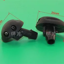 Пара распылитель воды сопло струи воды распылитель сопло для peugeot 206 207 Citroen C2 206CC передний экран распылитель воды сопло