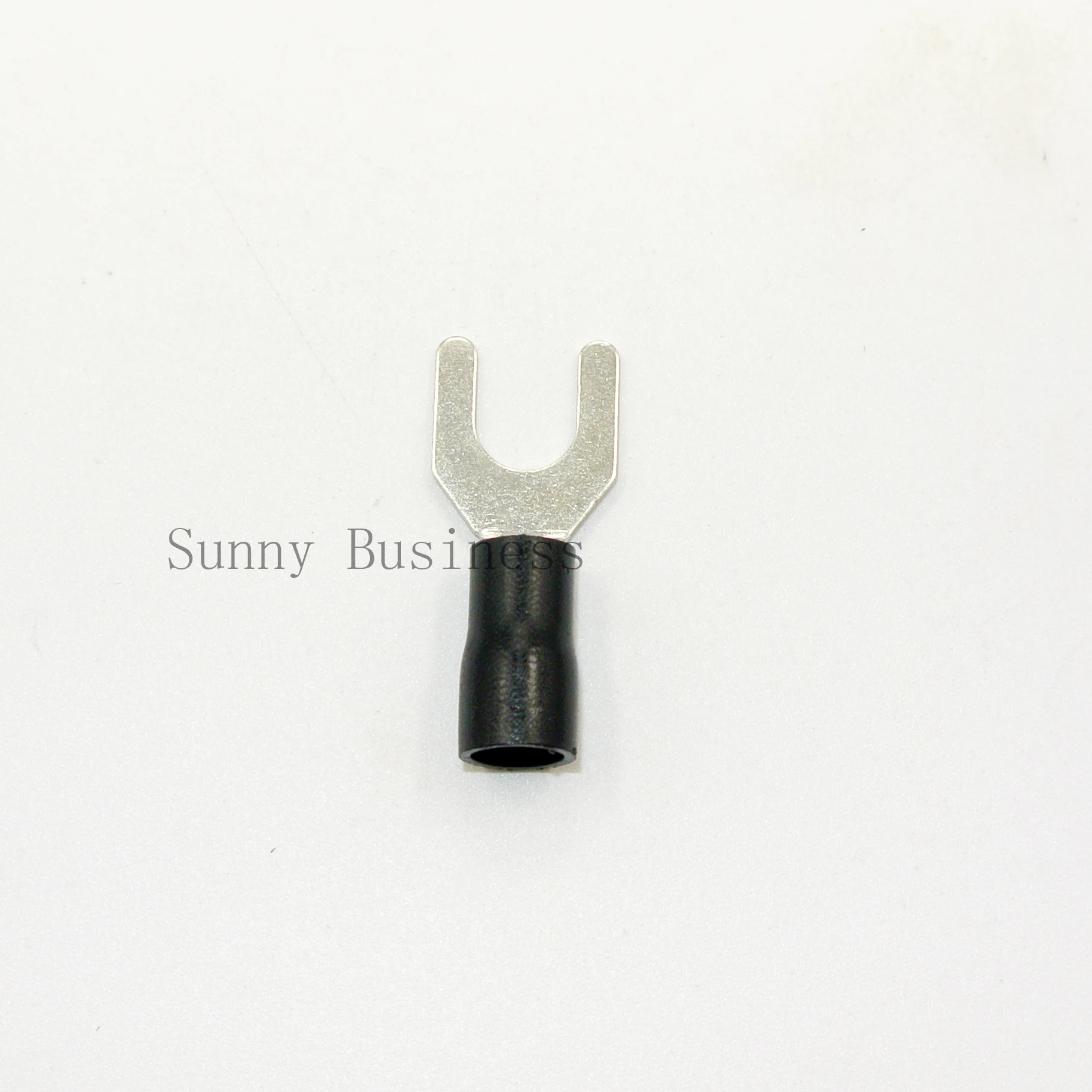 500PCS 14 12AWG 8 Black Insulated Fork Wire Connector Electrical Crimp
