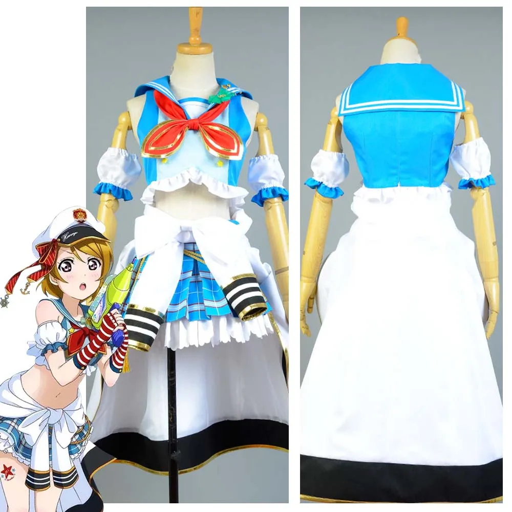 Love Live Sailor Navy Costume LoveLive Koizumi Hanayo Cosplay Costume Halloween Christmas New Year Sailor Costumes For Women