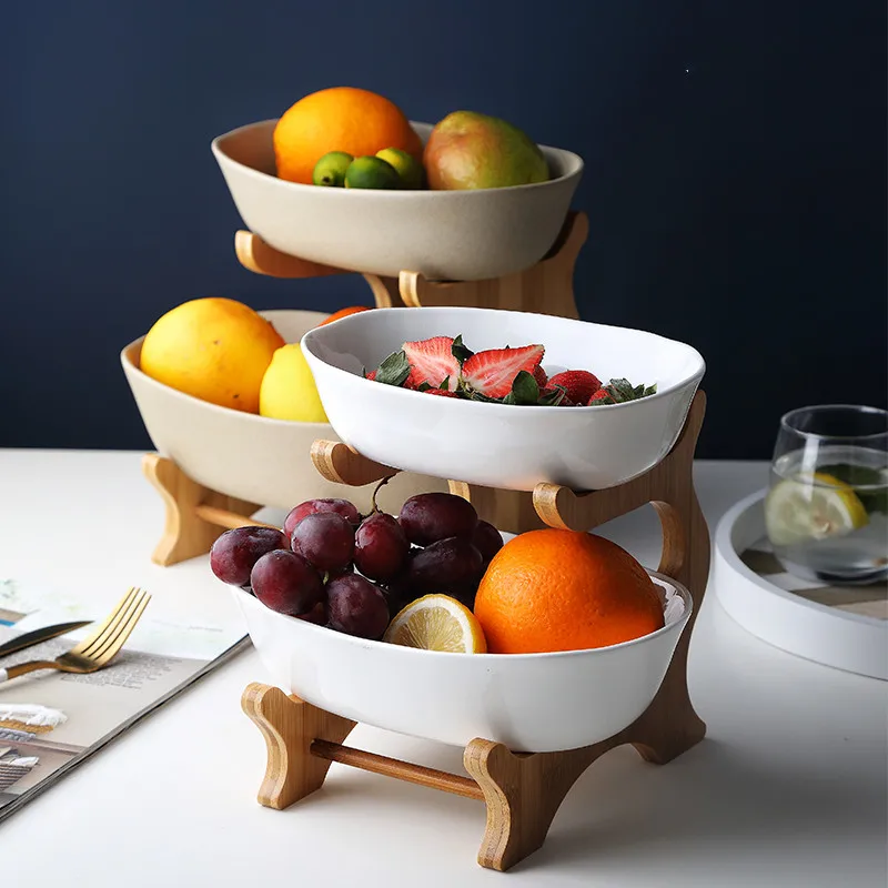 YOUZHI Fruit Bowl Ceramic Living Room Bedroom Dish Dish Home Creative Fruit Plate Cute Strawberry Dish Shaped Tableware Fruit Dish