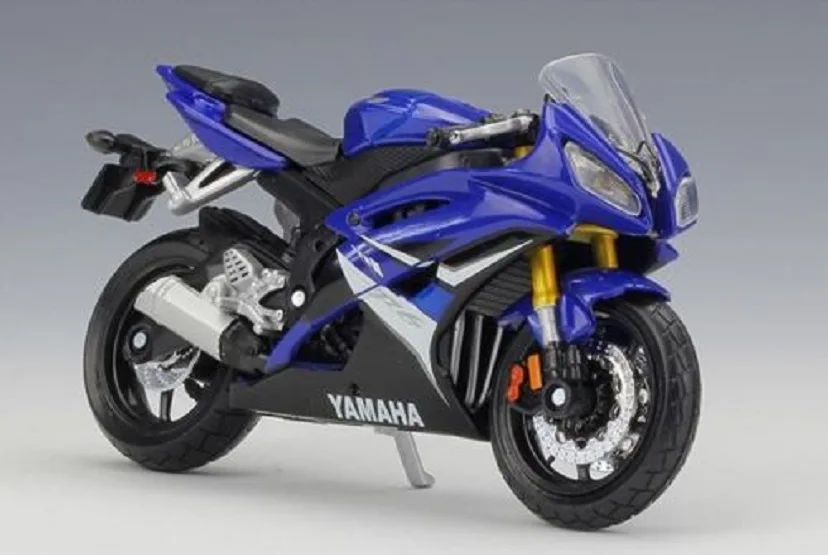 Maisto 1:18 Yamaha YZF R6 синяя модель мотоцикла| |
