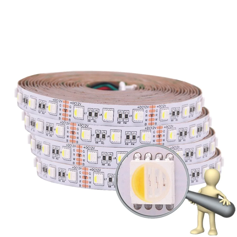 Светодиодная лента BEILAI SMD 5050 4 в 1 RGBW RGBWW водонепроницаемая IP65 IP67 IP20 5 м 300
