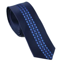 Галстук мужской тонкий синий с небесно-голубой/серый Полосатый жаккардовый шейный платок из микрофибры обтягивающий галстук 6 см платье рубашки Свадьба Gravatas Corbata