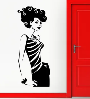 

Wall Stickers Vinyl Decal Hot Sexy Girl Fashion Shopping Beauty