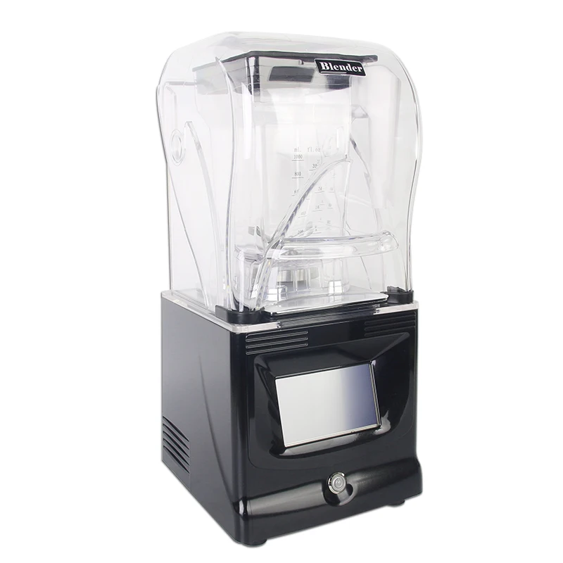 ITOP Professional Blender Touchpad Smoothies Blender Commercial Food Mixer Juicer With Sound Cover Ice Crushing Maker