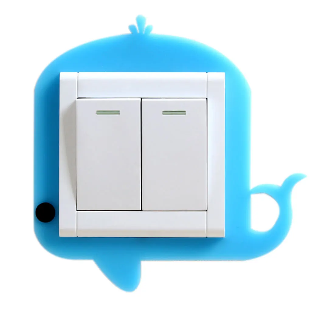 

Cartoon Washable Luminous Light Switch Socket Paste Free Protective Cover Living Room Decorative Stickers