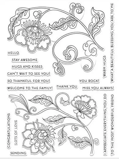 Miss you always Transparent clear stamp for DIY Scrapbooking Card hand making/photo Album decoration | Канцтовары для офиса и