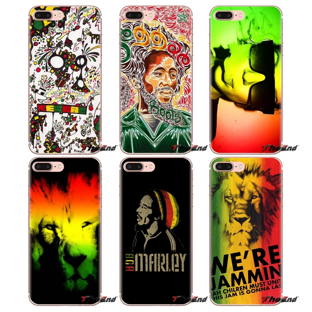 

For iPod Touch Apple iPhone 4 4S 5 5S SE 5C 6 6S 7 8 X XR XS Plus MAX Cori Reith rasta lion reggae bob marley Mobile Phone Cover