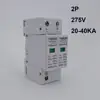 Protector contra sobretensión para el hogar AC SPD 2P 20KA ~ 40KA 275V, Dispositivo doméstico de descarga de tensión ► Foto 1/6