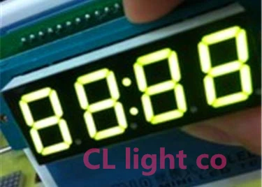 

Green 0.56" 0.56in Clock LED Display 0.56 inch 7 Seven Segment 4 bit digital tube Common Anode Time 12 Pins digit tube