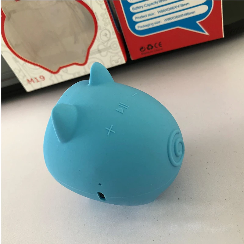 M19 частная модель свинья bluetooth динамик оптовая продажа с фабрики мультфильм кукла
