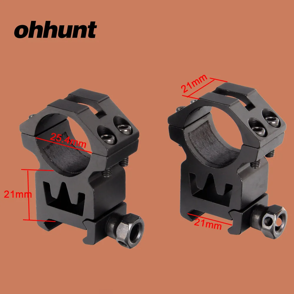 Ohhunt охотничий прицел крепление 2 шт. средний профиль Пикатинни Вивер рейку Кольца