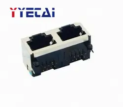 YongYeTai RJ45 56 двойной порт нет света 8P8C сетевой разъем с экраном Бесплатная доставка