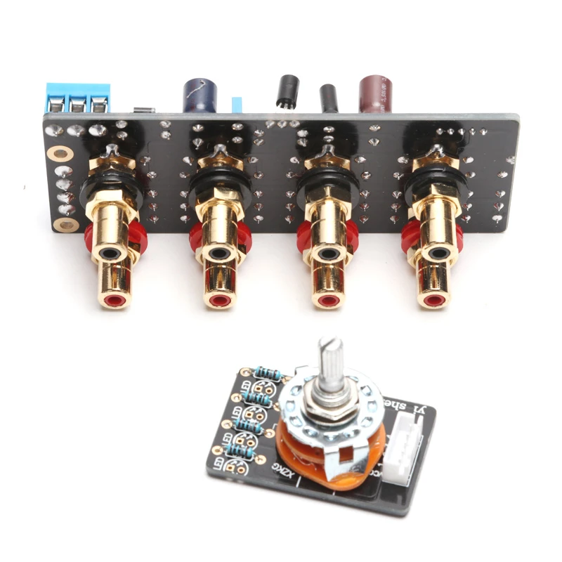 tube amp KYYSLB AC Dual 12V OR DC12V Amplifier Chassis Signal Selection Switch Board Audio Source Signal Switching Relay Band with RCA inverting amplifier