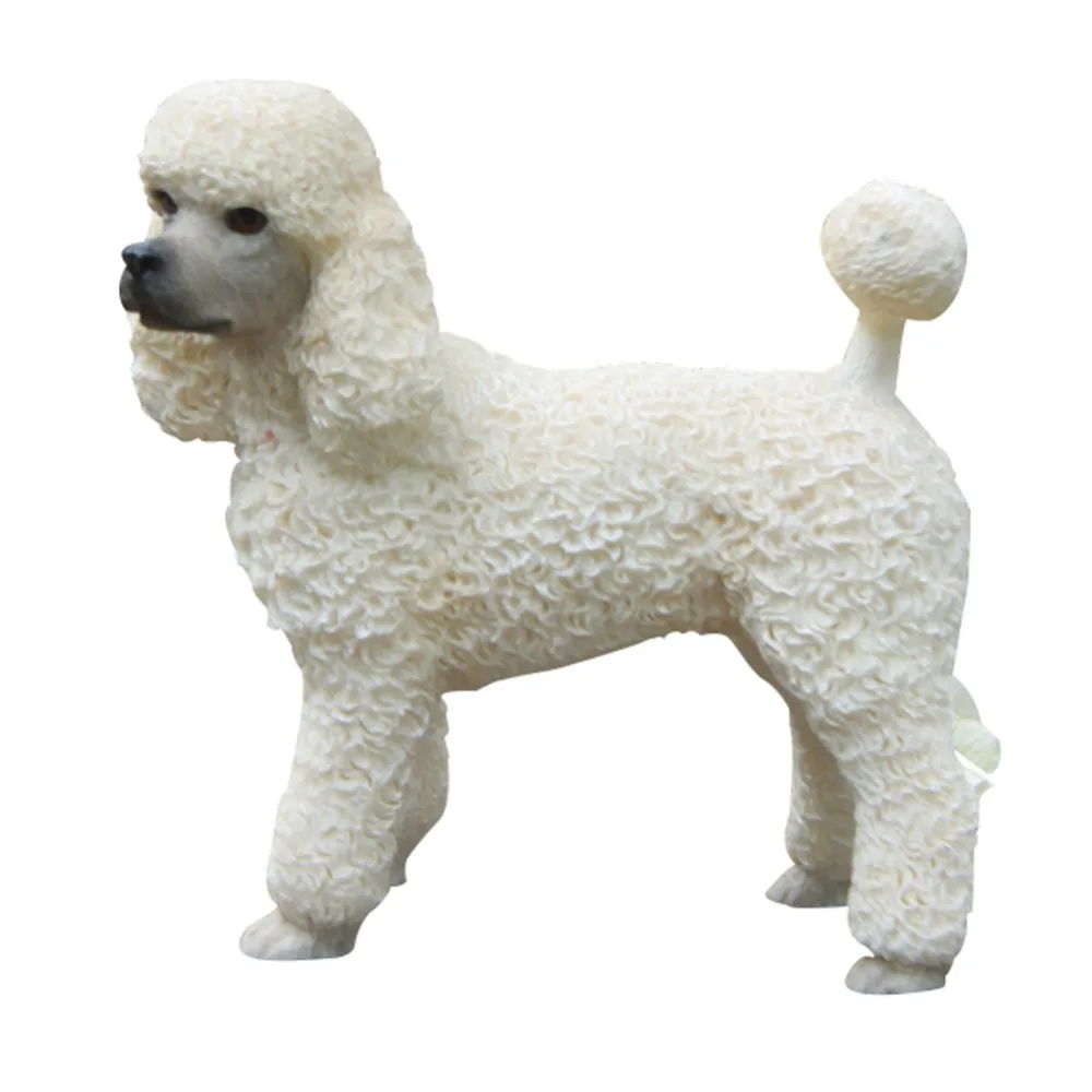 White Cute Mini Craft Arts Poodle Resin Dog Figurine For Home Decoration Figurine Dog Figurine Resinefigurine Home Decor Aliexpress