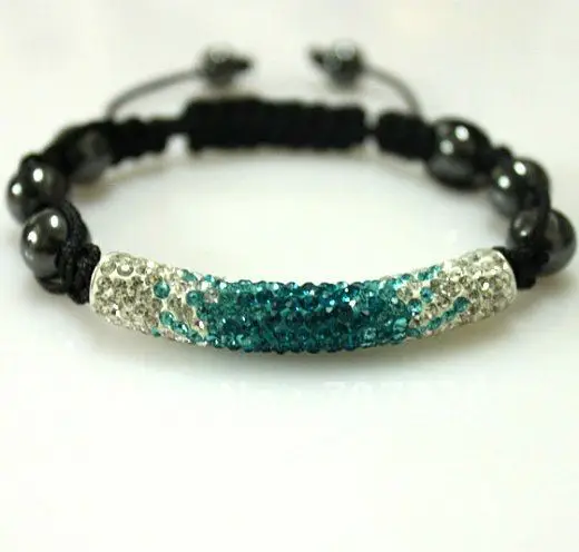 Акция синий браслет Шамбала 7 шт диско бусины Бесплатная доставка|shamballa bracelet|bracelet