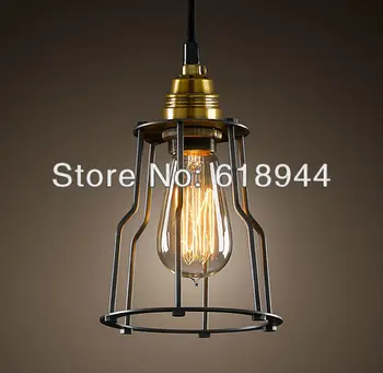 

Creative fashion vintage copper rustic single head pendant lights hanglamp suspension luminaire vintage lamp 220V