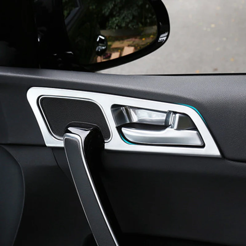 

MONTFORD ABS Matte Interior Door Armrest Window Lift Cover Trims Accessories For Left Hand Driver For Kia Sportage KX5 2016 2017