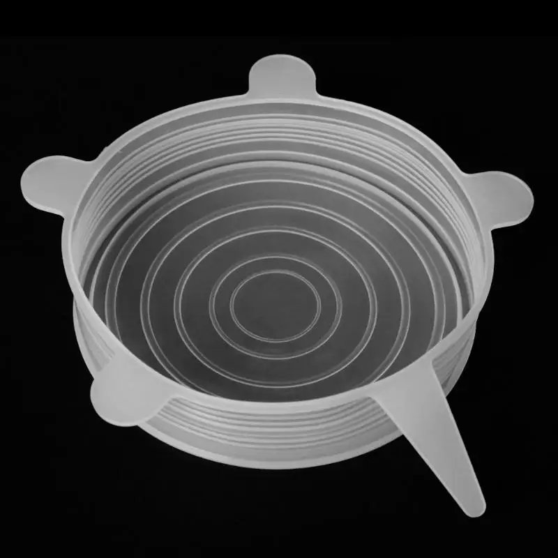 Многоразовые эластичные силиконовые крышки пищевая обертка миска кастрюля крышка крышки для кухонной посуды кухонный холодильник принадлежности аксессуары