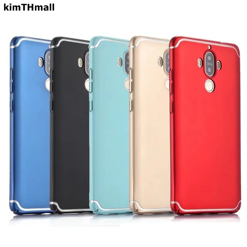 Case For Huawei Mate 9 Casing Luxury Royal Gold PC Metal Plating Hard