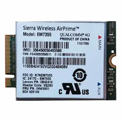 SIERRA EM7355 04W3801 GOBI5000 4 г LTE PCIe модуля 100 м WWAN Wi-Fi карты для lenovo THINKPAD X1 X240 W540 t440P T431S L440