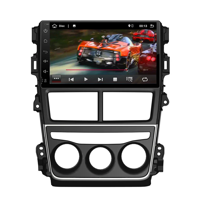Sale OZGQ Android 8.1 System Car Autoradio Multimedia Stereo GPS Navigation Headunit for Toyota 2018 Vios Yaris With Mirror Link 1