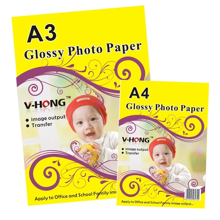 glossy photo paper a4 inkjet printer Waterproof photo print paperin Photo Paper from Computer