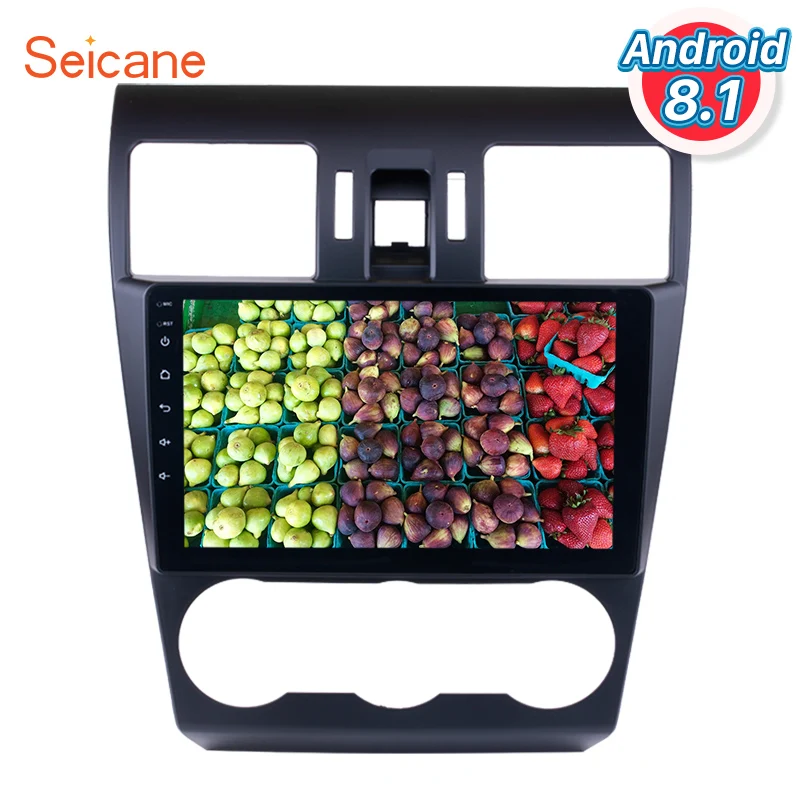 

Seicane Android 8.1 9 Inch 1024*600 Touchscreen for 2015 Subaru Forester Radio GPS Navigation System Bluetooth Rearview SWC
