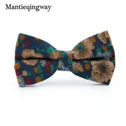 Mantieqingway Новый бренд хлопок Для мужчин s бабочкой модные Винтаж с галстук-бабочка Noeud Papillon Бизнес Свадебные Галстуки для Для мужчин