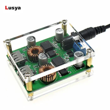 

2USB DC Fast Buck Charging Step Down Module FCPMTK Quick Regulator Car Power Charge Circuit Board 9V 12V 24V To 5V T0139