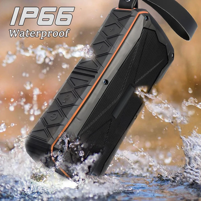 

IP66 Waterproof Outdoor Bluetooth Speaker For Mobile Phones Support TF Card FM Radio Wireless Column Speaker