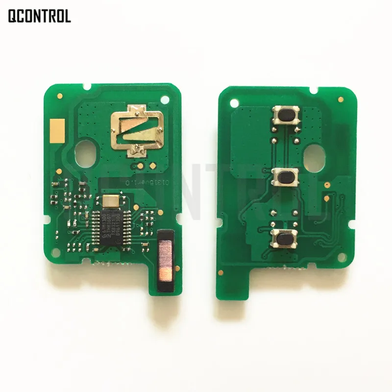 QCONTROL Автомобильный Дистанционный ключ с чипом PCF7961M HITAG AES подходит для Renault Sandero Dacia Logan Lodgy Dokker Duster 433 МГц