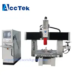 AccTek фабрика питания 5 оси 5d 4d 3d Деревянный камень фреза для резки; cnc машина для мебели 1200*1200 мм