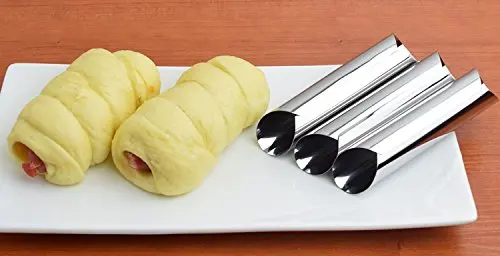 12 шт./компл. из нержавеющей стали Cannoli формы рога трубочки для выпечки канноли