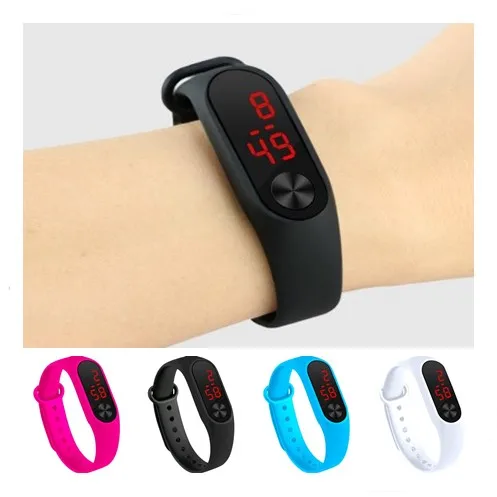 Four Colors Children's Digital Watch Led Sport Watch Casual Silicone For Kids Wa Four Colors Children's Digital Watch Led Sport Watch Casual Silicone For Kids Wa