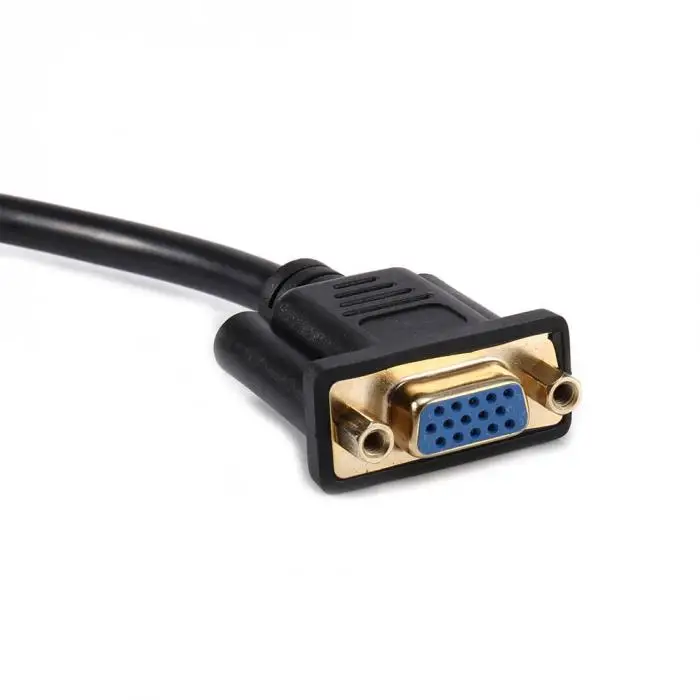Высококачественный 0,2 м DVI мужской VGA Женский адаптер кабель от ноутбука PC хост видеокарта для монитора дисплея