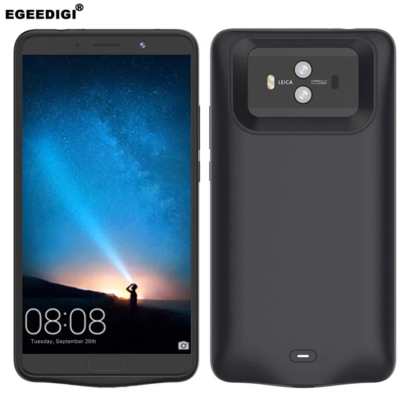 

in Stock Egeedigi Portable Battery Charge Case For Huawei Mate 10 Pro Backup Power Bank Soft Silicone Battery Funda Case