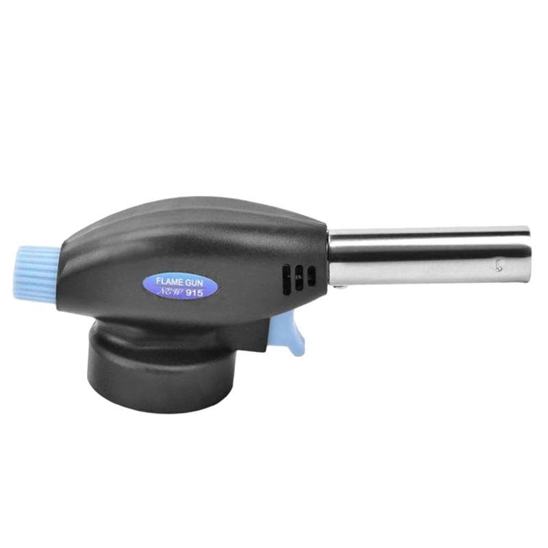 

Super sell-Flame Gas Torch Outdoor Camping Bbq Automatic Flamethrower Camping Bbq Soldering Welding