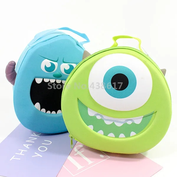 3D Университет Монстров Салли Mike Wazowski Doraemo коробка-сумка для обеда для детей мальчиков Милая Детская школьная коробка для завтрака Пикник сумки для еды